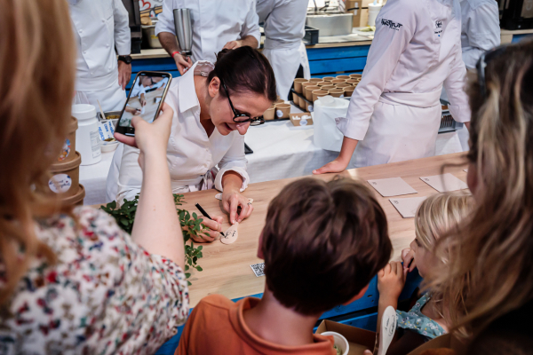 Anne-Sophie Pic lors du Lyon Street Food Festival